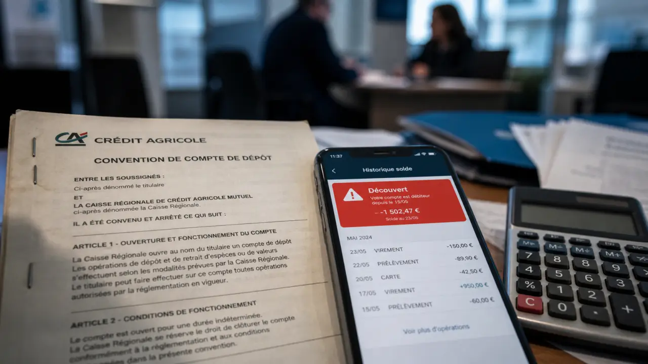 Alerte découvert Crédit Agricole : de combien peut on dépasser son découvert autorisé ?