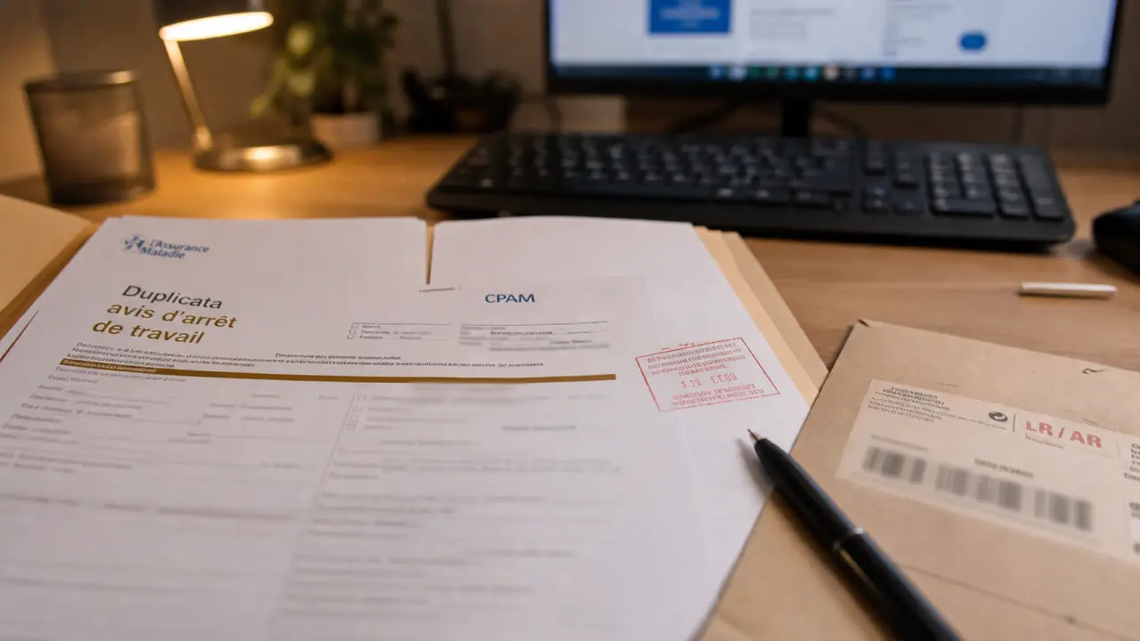Duplicata arret de travail medecin : envoi CPAM et employeur