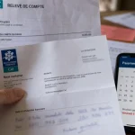 Paiement caf toujours pas affiché : courrier CAF et relevé bancaire