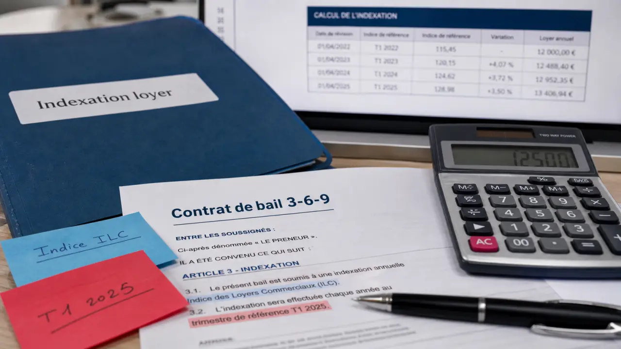 Plafonnement des loyers commerciaux 2025 : vérification indexation bail et calcul loyer
