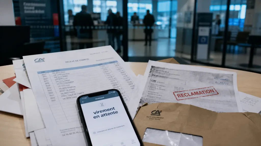 Virement débité mais pas crédité : 48h ouvrées, preuve de virement et recours à connaître