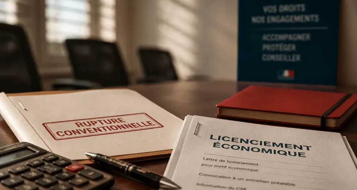 Différence entre rupture conventionnelle et licenciement économique : documents employeur pour le salarié