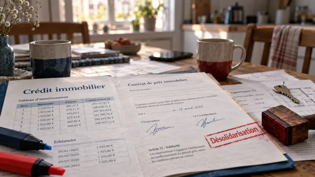 Divorce et crédit immobilier en cours : 3 solutions et la désolidarisation à obtenir