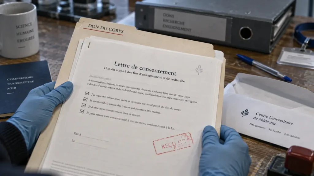 Donner son corps à la science : les mentions qui évitent un consentement incomplet