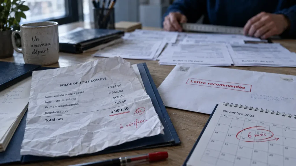 Contester un solde de tout compte : le délai de 6 mois à respecter