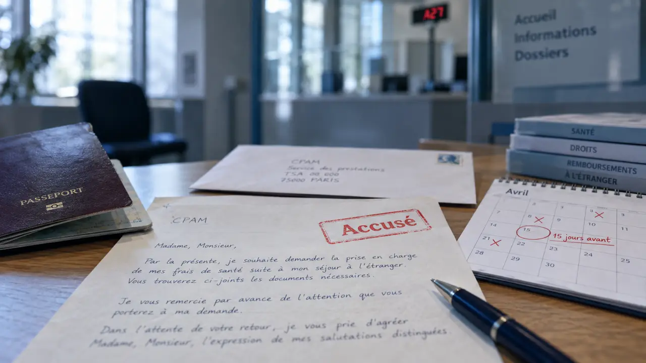 modèle de lettre pour autorisation de partir en vacances cpam : courrier CPAM pendant un arrêt de travail
