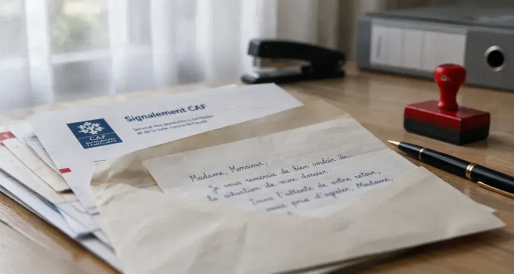 Modèle de lettre de dénonciation CAF anonyme : signaler des faits sans accuser à tort