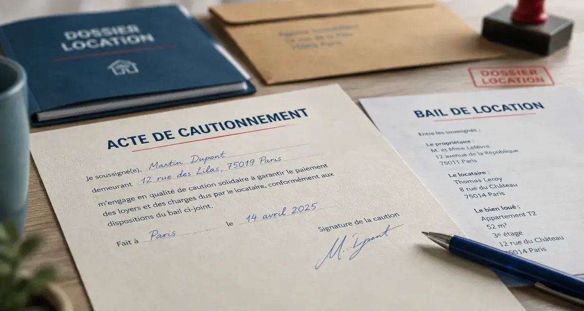Modèle lettre de garant simple pdf gratuit : vérifier les 9 champs avant de signer