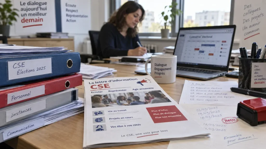 Modèle de lettre d’information des élections CSE : la date du premier tour ne suffit pas