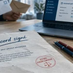 Modèle lettre pension alimentaire amiable sans jugement : accord signé