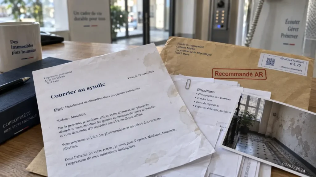 Modèle de lettre pour syndic de copropriété : 5 situations où le recommandé fait la différence